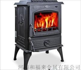 HiFlame HF717铸铁的木材燃烧散热器和木材加热器独立式风格的壁炉
