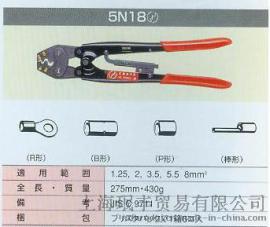 供应日本原装泉精器IZUMI品牌裸端子冷压钳5N18手动工具