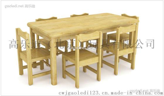 吉林幼儿园实木家具儿童课桌椅使用材质说明