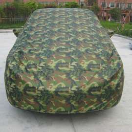 涤塔夫190T迷彩色防水防晒双面汽车车衣汽车罩