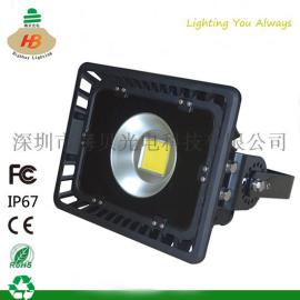 深圳海贝光电小角度90WLED泛光灯IP67户外亮化照明