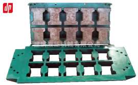 天津建丰定做各种砖机钢模具十联工字砖模具
