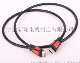 HDMI2.0 公-公,镀金 双色注塑，红+黑