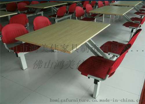 公司餐厅餐桌椅，学校饭堂餐桌椅广东鸿美佳厂家生产