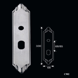 中山门锁2.0mm厚不锈钢304高档门锁面板C902
