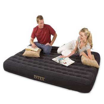 双人加大豪华五面植绒立柱充气床垫（INTEX66725）