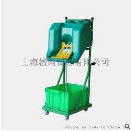 上海檀雨贸易供应新款便携式紧急洗眼器厂家直销 16加仑小推车便携式洗眼器