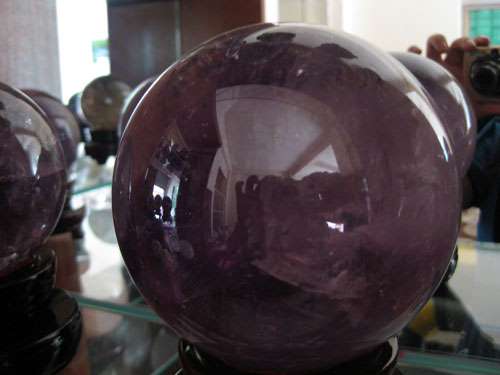 天然紫水晶元球（098262）