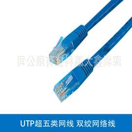 鑫大瀛 UTP超5类网线 双绞网络线 电脑网线  蓝色 1m 1.5m 2m 3m