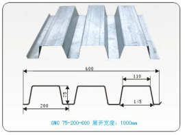 YX75-200-600镀锌楼承板 钢承板质优价廉
