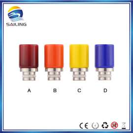 sailing电子烟滴嘴 厂家直销热销款drip tips 实色玻璃4色烟嘴