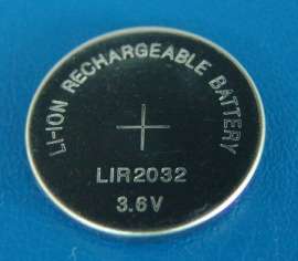 工厂直销LIR2032可充电纽扣电池
