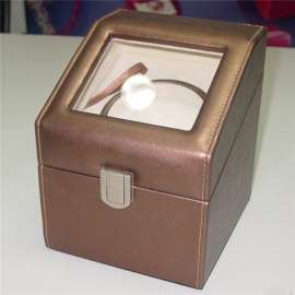 手表礼盒，pu皮料包中纤板钟表展示盒