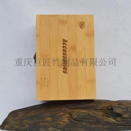 厂家专业生产定制天然原竹碳化竹制礼品盒竹子仪器包装盒