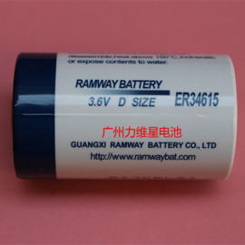 Ramway力维星ER34615锂氩电池3.6V工业装电池