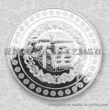 厂家定制纯银纪念币 纯银纪念章 高质量纪念币定制