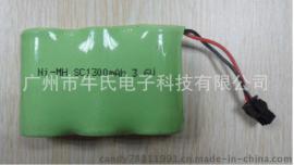 可充电 3.6V 镍氢 NI-MH SC 1300mah 定制 动力 电池组 灯具电池 扫地机 航模