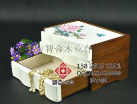 木制包装盒 智合木业生产的高档包装盒 型号为ZH-030首饰木盒 东莞市智合木业工厂