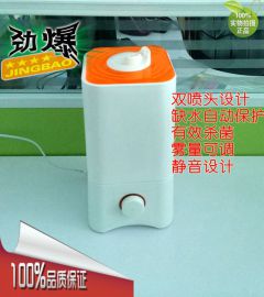 家用办公美容加湿器， 双喷头静音缺水保护 OEM