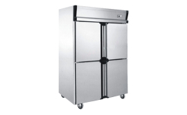 厨房立四门式不锈钢低温速冻冷柜